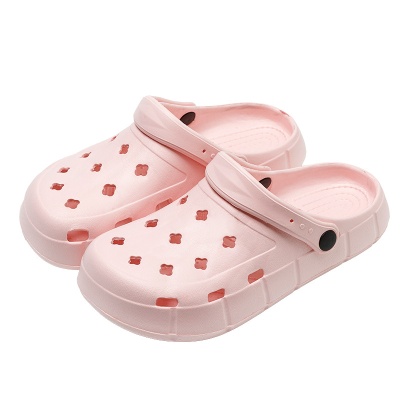 2025新款踩屎感洞洞鞋男款夏季外穿男鞋厚底包头拖鞋沙滩凉鞋休闲