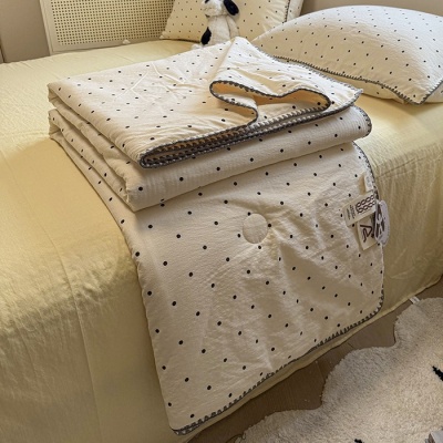 ins风A类夏季新款亲肤超柔针织棉夏被四件套床单夏凉被空调被床品