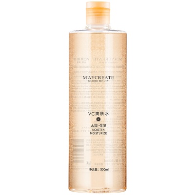 健美创研 化妆品保湿VC爽肤水500ml化妆水薏仁水滋养控油厂家