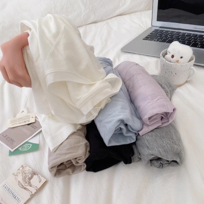 现货天丝醋酸莱赛尔绵羊毛打底衫夏季薄款圆领空调防晒罩衫