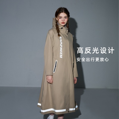 电动车雨披男款长身外卖骑行加大加宽连体户外女生徒步电瓶车现货