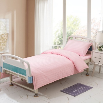 医院诊所床单被套枕套三件套养老院病房护理医院床笠床上用品批发