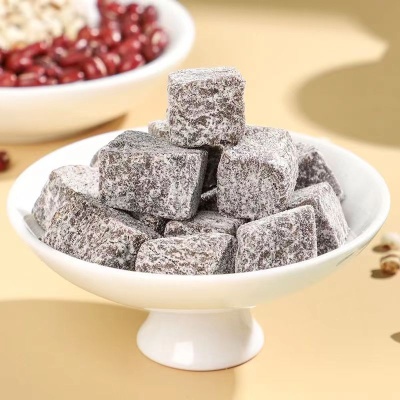 黄精桑葚五黑糕 手工制作250g瓶装五谷即食黑芝麻黑豆糕点小零食