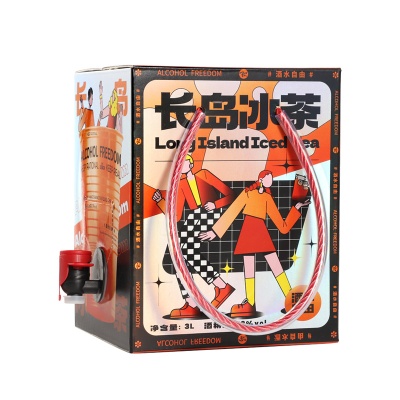 小花样13度1.8L3L长岛冰茶鸡尾果酒酒吧夜场小酒馆专用大容量微醺