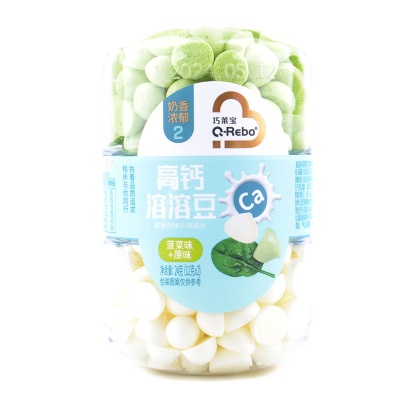 巧莱宝溶豆24克 双拼高钙溶溶豆多口味溶豆豆酸奶味+水果味小零食