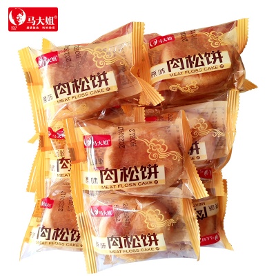 马大姐肉松饼原味整箱早餐面包休闲食品代餐糕点点心小吃零食