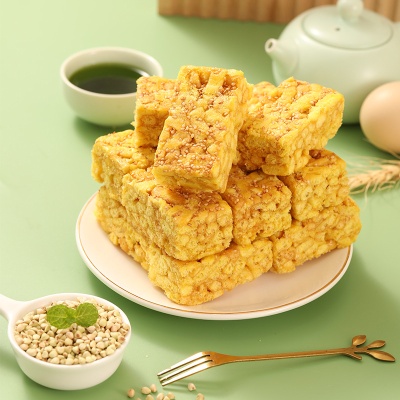 荞麦沙琪玛50包/500g荞麦粉≥8%零食品糕点心无添加蔗糖一件代发