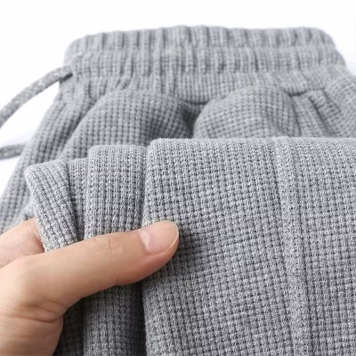 源头厂家裤子男潮流百搭2024大码潮牌宽松抽绳直筒运动裤休闲裤男