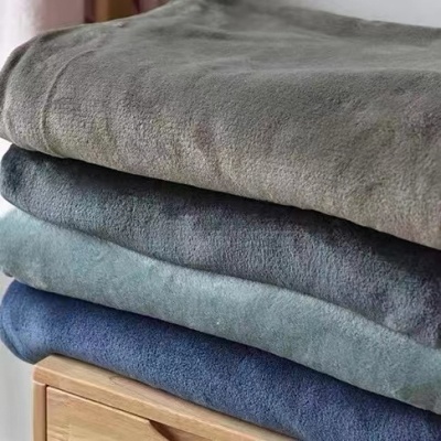 四季双面法兰绒铺盖两用休闲毛毯高级a类牛奶绒床单多功能空调被