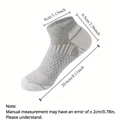 外贸跨境运动袜跑步篮球户外袜子男士春夏季运动透气吸汗短袜船袜