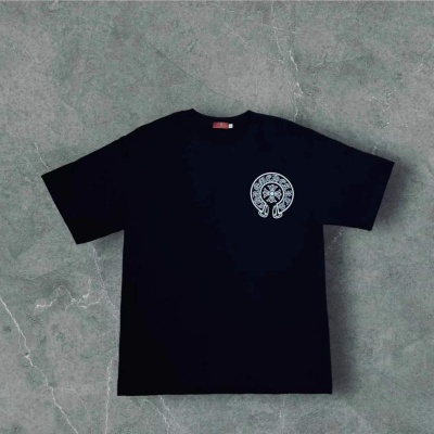 欧美T恤潮复古印花圆领短袖男士宽松纯棉宽松hiphop裤子情侣套装