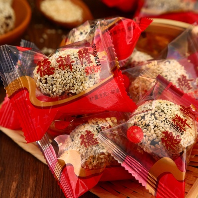 山西闻喜煮饼德祥隆500g原味黑芝麻板栗花生红豆绿豆香甜酥沙多味