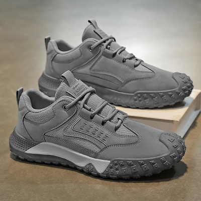 男鞋夏季新款透气劳保鞋子男士防滑耐磨工地上班运动休闲登山鞋男