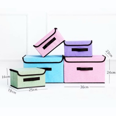 无纺布布艺收纳盒储物折叠收纳箱家居生活用品衣柜衣物玩具杂物