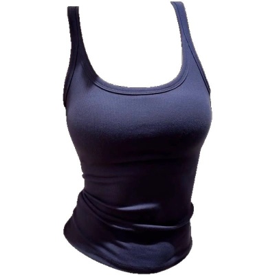 美式吊带背心女夏季薄内搭2025新款带胸垫遮副乳运动挂脖无袖上衣