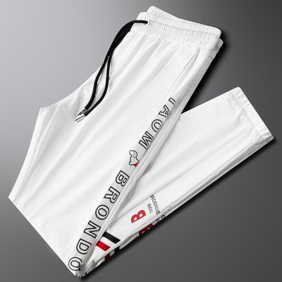 时尚帅气青年男装2025新款夏季薄款男士休闲裤百搭修身速干男裤潮