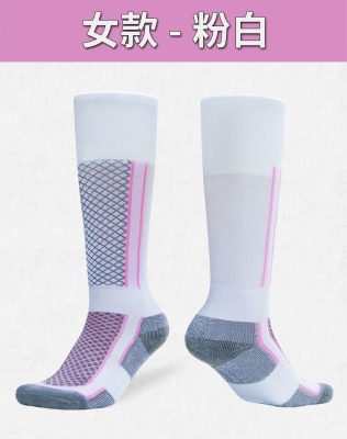 专业冬季加厚保暖滑雪袜男女毛巾袜高筒登山雪地袜运动袜长筒棉袜