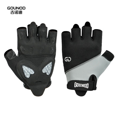 GOUNOD健身运动半指手套减震耐磨防起茧护掌户外训练单车骑行手套