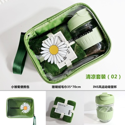 夏季伴手礼防暑降温送清凉礼包送员工福利户外运动手提包礼品套装