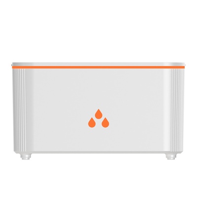 新款仿真火山火焰香薰机室内增香氛围小夜灯大喷雾量静音加湿器