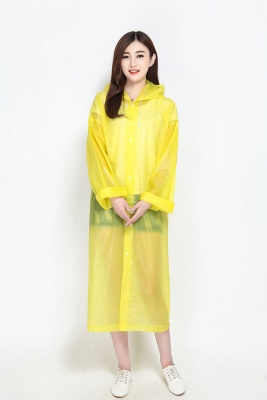 男女款EVA非一次性透明成人雨衣户外骑行电动车雨披斗篷厂家批发