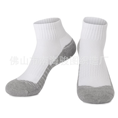 户外运动袜纯棉春夏男士登山徒步袜透气吸汗篮球袜防臭跑步袜