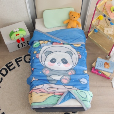 跨境新款5D数码浮雕儿童婴儿夏凉被薄被家纺儿童凉感丝夏被批发