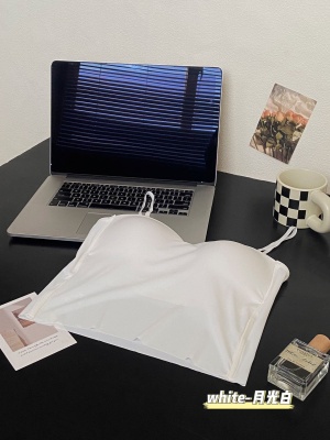 大码女装胖mm无钢圈冰丝吊带背心内搭带胸垫打底外穿内衣女士背心