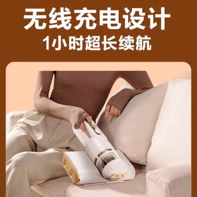 跨境除螨仪家用床上吸尘器无线除吸床铺杀菌机大吸力去螨虫孕妇儿