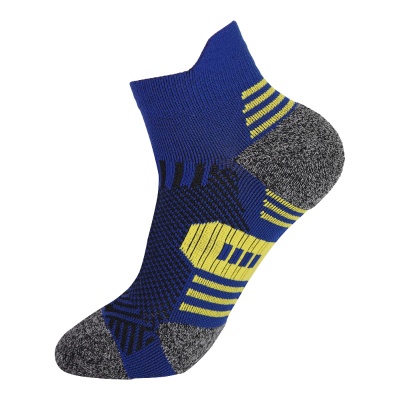 跨境袜子男士运动袜 低帮毛巾底吸汗防臭袜 户外骑行马拉松跑步袜