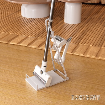 日式吸尘器收纳架免打孔吸尘器支架拖把架批家居用品整理置物架