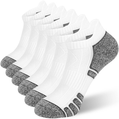 外贸运动短筒袜户外跑步篮球徒步加厚底部缓冲支撑男生吸汗棉袜子