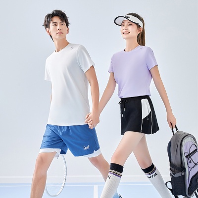 【冰感+防晒】夏季速干冰丝短袖男女户外休闲健身跑步T恤上衣5301