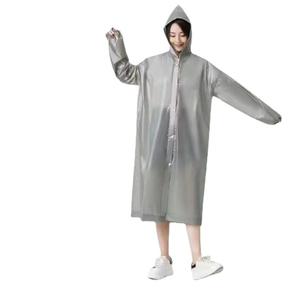 雨披骑行加厚成人徒步旅游连体雨衣户外漂流非一次性EVA雨衣批发
