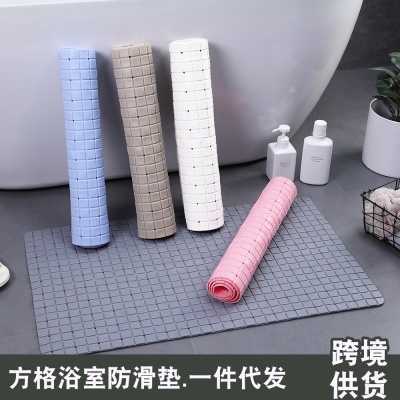 浴室防滑垫方格方块洗澡垫子卫生间厕所淋浴地垫脚垫浴缸垫浴垫