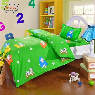 全新儿童床品三件套 幼儿园 儿童 床单 被罩 婴童床品套件
