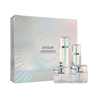 定制烟酰胺美白套盒OEM面部提亮肤色美容院护肤品套盒贴牌代加工