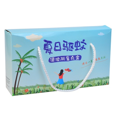 夏日清凉礼盒防暑驱蚊套装蚊香液花露水驱蚊礼盒伴手礼夏日批发