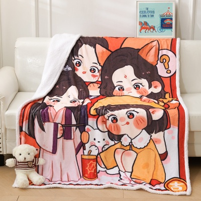 双层加厚法兰绒毛毯空调毯午睡毯子夏凉被新款保暖学生宿舍盖毯