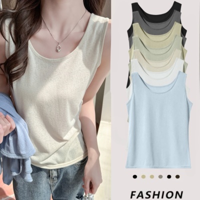 宽松慵懒风打底可外穿小吊带背心春夏季百搭女式内搭遮肉无袖上衣