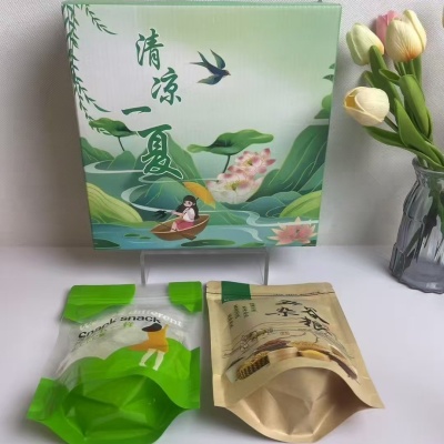 300克绿豆，一袋300克冰糖 清凉防暑套盒礼品批发套装