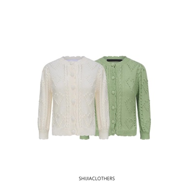 亚马逊外贸速卖通欧美跨境女装简约针织衫开衫上衣女毛衣秋冬新款