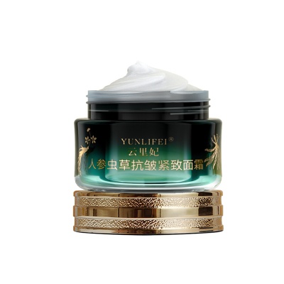 云里妃抗皱紧致霜人参虫草面霜贵妇提亮保湿滋润面部护肤精华批发