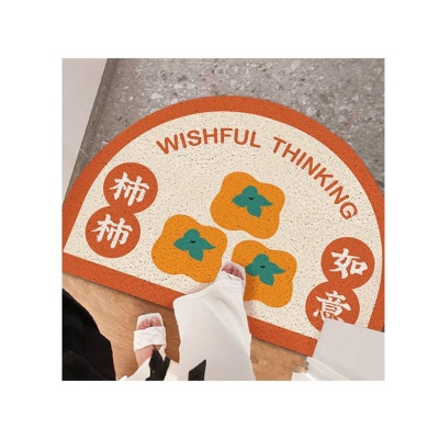 地垫入户门耐脏半圆玄关丝圈进门地垫家用入户除尘脚垫一件代发