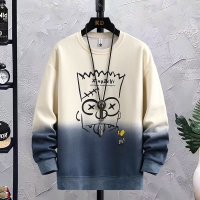 新款运动男士卫衣休闲春秋季套头时尚潮流长袖青少年学生宽松上衣