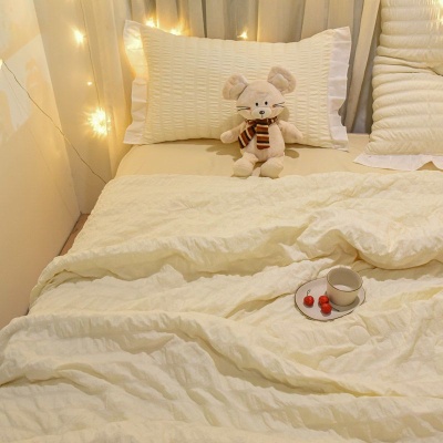 公主风夏凉被床裙款夏被四件套学生宿舍单人薄被子空调被三件套厂