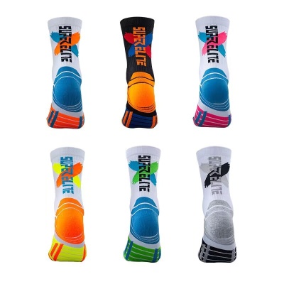 专业男篮球袜加厚毛巾底耐磨透气高筒运动袜精英袜户外压力跑步袜