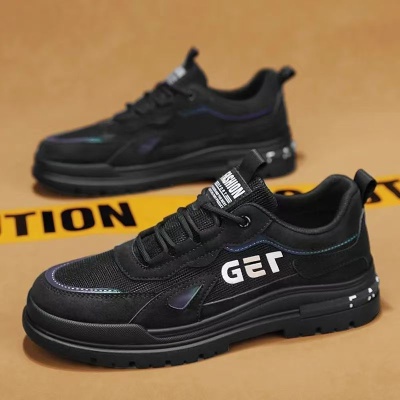 夏季男鞋2025新款透气网面休闲鞋潮流百搭爆款防滑耐磨运动鞋