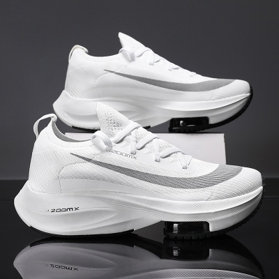 2025跨境新款大码男鞋超轻秋厚底休闲运动鞋百搭ins情侣户外跑鞋