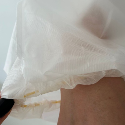 EVA束口松紧袖口加厚非一次性雨披透明磨砂骑行钓鱼户外旅游雨衣